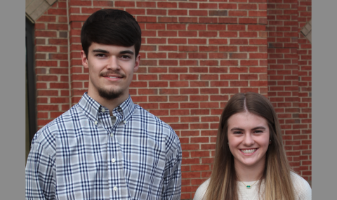 Everett Rudeseal, of Toccoa, and Chesney Tanksley, of Clarkesville,have been selected to attend the annual Washington Youth Tour hosted by electric membership cooperatives acrosss Georgia.