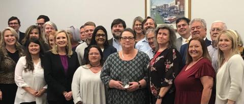 Probate Court Judge Glenda Ernest was awarded the trailblazer award.