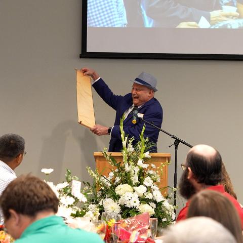 A retirement celebration for Leon Osborne was held July 11.