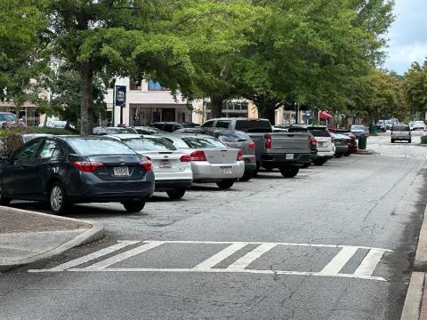 Parking in downtown Toccoa isn't a problem but providing more information such as signage could assist visitors according to a recent downtown study. Photo taken on a Thursday afternoon.