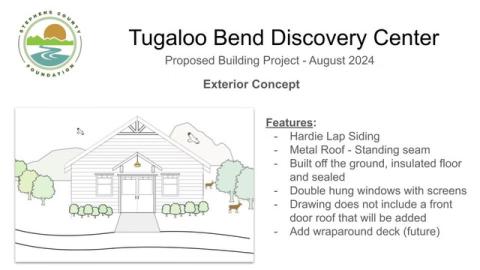 New facility coming to Tugaloo Bend.
