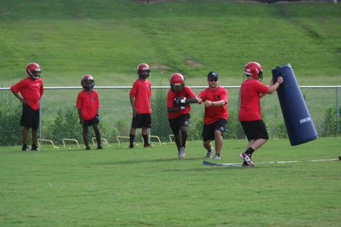 The Stephens County Middle School Rebels 2025 football season kicks off Aug. 6. Photo by Laura Shaw