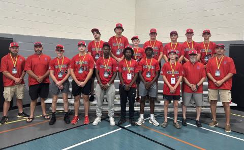 The Toccoa Senior League team traveled to Florida this weekend and fell in two games on July 18 and July 20. The team is made up of Bentley Dunson, Landry Williams, Ryan King, Jasper Davenport, Dylan Elrod, Konner Brown, Thompson Bullard, Caden Hamilton, Isiah Patterson, Trey Pressley, Carmelo Renfroe, Seth Stonecypher, and Wyatt Rudeseal. The team’s manager is Ben Dunson, and the coaches are Matt King, Josh Davenport, and Bradley Elrod. Submitted photo