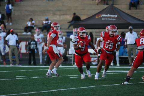 On Friday, Aug. 29, the Stephens County Indians football team defeated Cedar Shoals at The Reservation. Laura Shaw/The Toccoa Record