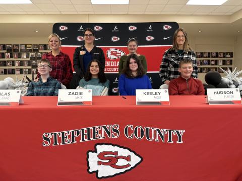 The Stephens County School System has announced that Stephens County Middle School eighth graders Silas Johns, Zadie Mack, Keeley Mote, and Hudson Purser are this year’s REACH scholars.