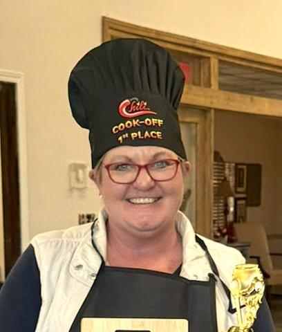 Cyndi Russell was the winner of the Toccoa Elks Lodge's chili cookoff on Saturday, Feb. 21.