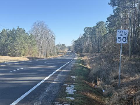 The speed limit on Historic Hwy. 17 was reduced from 55 miles per hour to 50 miles per hour in an effort to curtail speeders and drag racers.