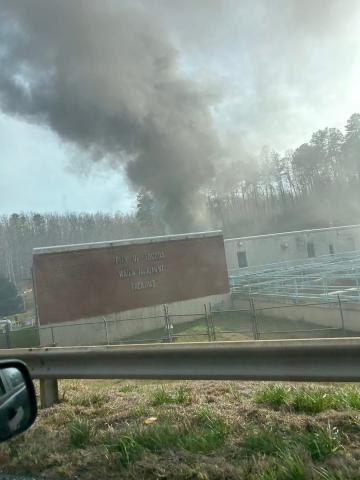 A fire broke out Friday night, March 20, at a warehouse building on the water treatment plant campus in Toccoa. The cause of the fire is still under investigation, according to City Manager Fredda Wheeler.