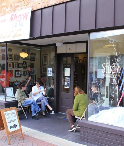 The Studio, which serves as the home of the Currahee Artist Guild in Toccoa, is being put up for sale next month.