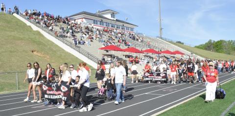 Stephens County High School hosted its annual Special Olympics on Friday, April 10. The event welcomed students with special needs from the area to compete in games at The Reservation.