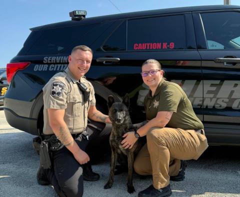 The Stephens County Sheriff's Office has retired its K-9, Reba, after six years of service. Reba will live with Cpl. Ryan Brown and his wife, Jordyn.
