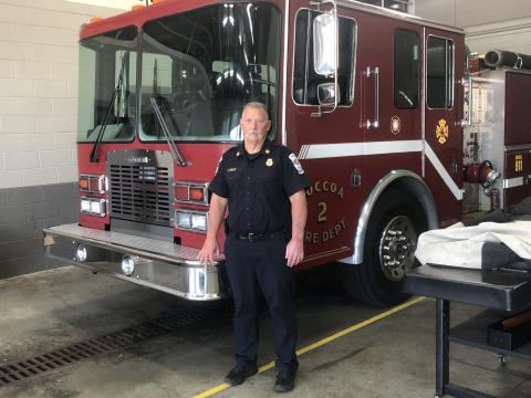Toccoa's fire chief Jeff Haslup announced his retirement after 44 years of service. A reception in his honor was held on Thursday, Sept. 3, at Toccoa City Hall.