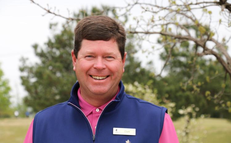 New Currahee Club president Clark Spratlin answered questions from county commissioners about the club’s planned new hotel.