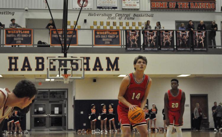 Kenny Colwell takes a free-throw