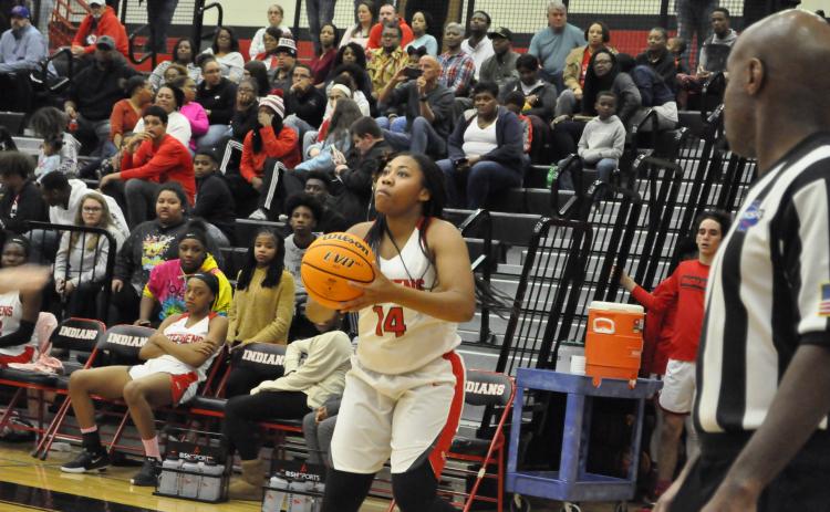 Marielle McNeal fires up a three