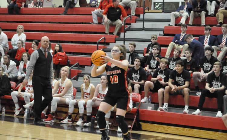 Savana Broska shoots a three