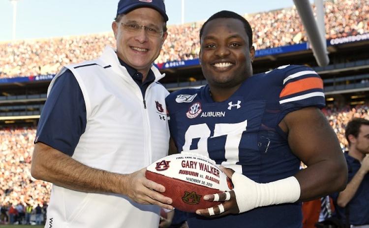 Gary Walker on senior day