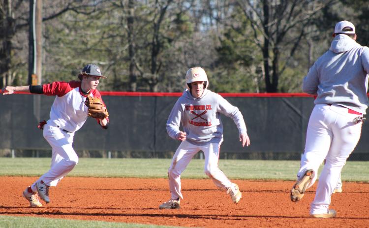 SCHS baseball practice