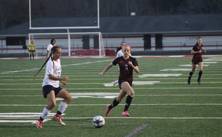 Julia Knight in a match against East Jackson