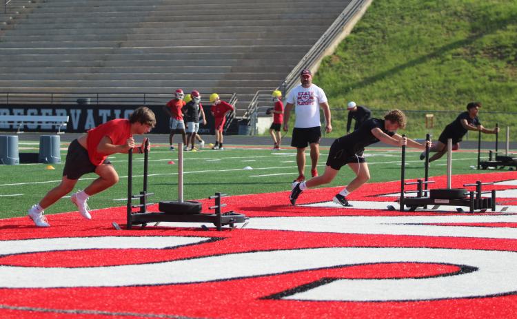 High school football athletes are preparing for the 2024 season.