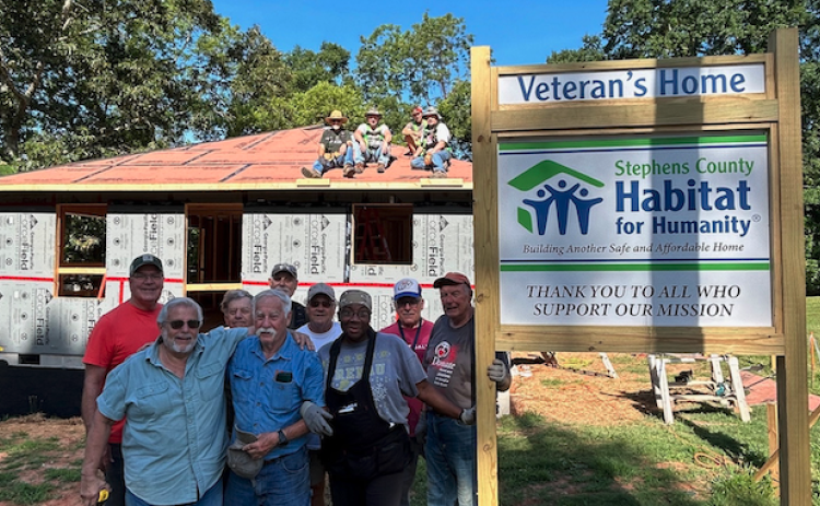 The Habitat for Humanity of Stephens County is currently working on its 27th home on South Broad Street for Gail Jones and her son, Markie.