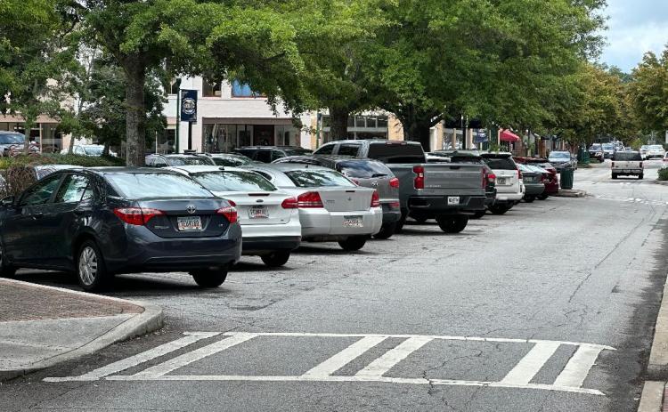 Parking in downtown Toccoa isn't a problem but providing more information such as signage could assist visitors according to a recent downtown study. Photo taken on a Thursday afternoon.