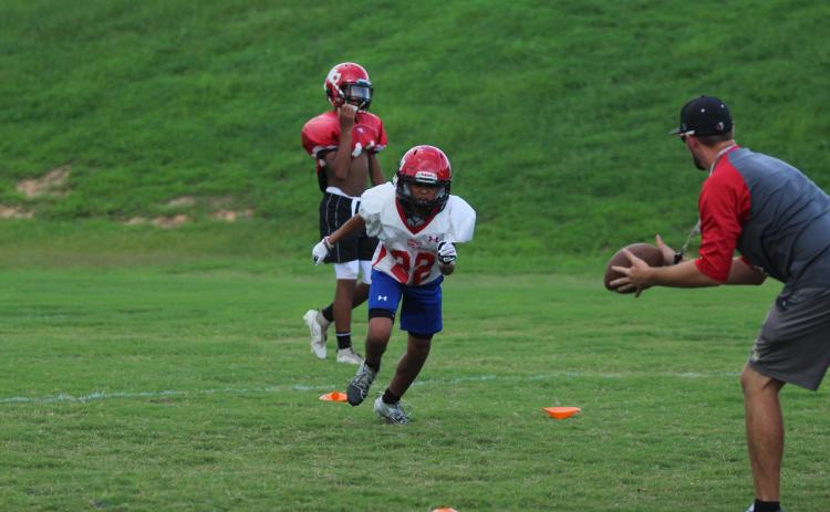 The rebels were running drills last week in preparation for the start of the 2024 season.