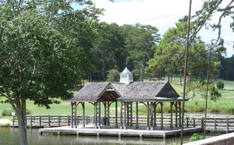 The City of Toccoa commission on Monday night approved roof repairs for several buildings, including the pavilion on Lake Toccoa. Photo by Laura Shaw