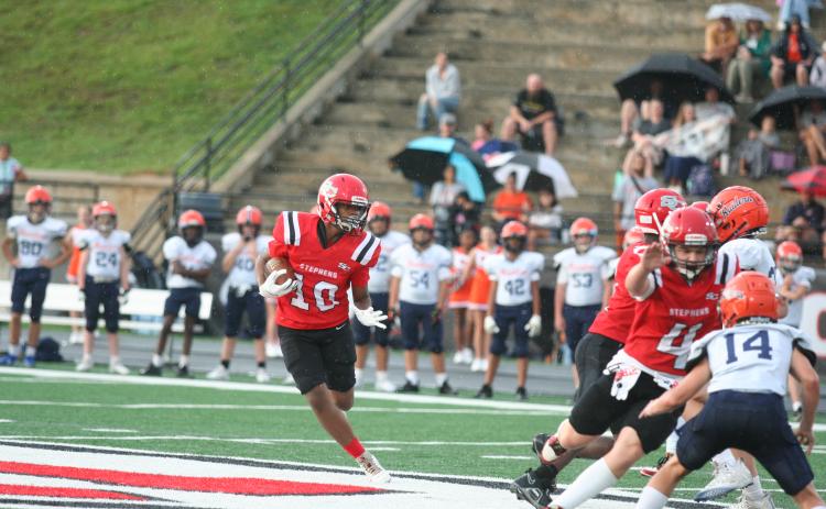 The Rebels battled Habersham in the Battle of Currahee Mountain Junior and came out King of the Mountain, beating the Raiders 18-6 in the final seconds of the game. Laura Shaw/The Toccoa Record