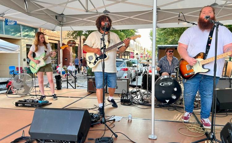 Hotel Street was one of the bands performing at the Ida Cox concert series on Saturday, July 4, to celebrate America's 250th birthday.