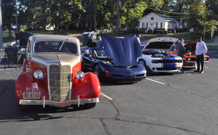 The Toccoa Rotary Club’s sixth annual car show was held Saturday, Oct. 17, at Toccoa First Baptist Church. Rotary Club president Kimberly Moavero told the club on Tuesday afternoon, Oct. 20, there were 15 vehicles in the show and 25 Rotarians volunteered for the event. All of the proceeds will be donated to support Open Arms Clinic.
