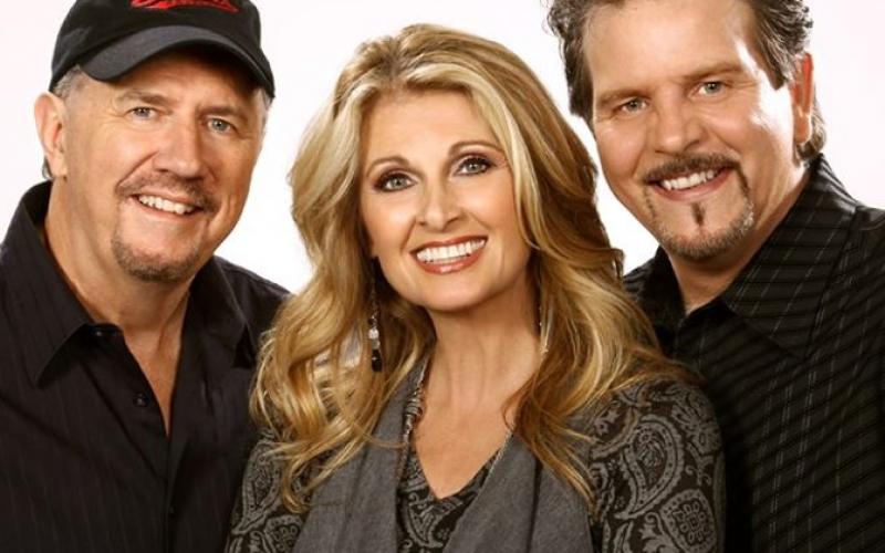 Grammy-winning singer Linda Davis, along with Bill Whyte (left) and Davis’ husband Lang Scott (right) will perform in concert at the Ritz Theatre.