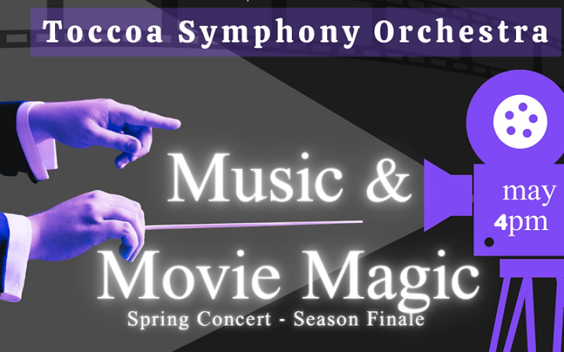The Music & Movie Magic concert will take place on Sunday, May 7, at 4 p.m. at the Grace Alford Performing Arts Center .