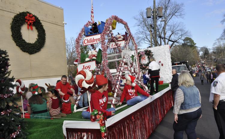 The 2020 Christmas parade lineup begins at 2:30 p.m.